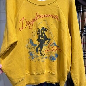 Lee x Daydreamer Mustard Graphic Sweater